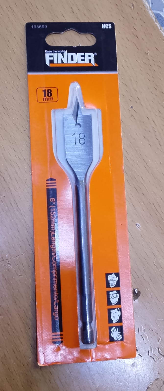 FLAT WOOD DRILL 18 MM